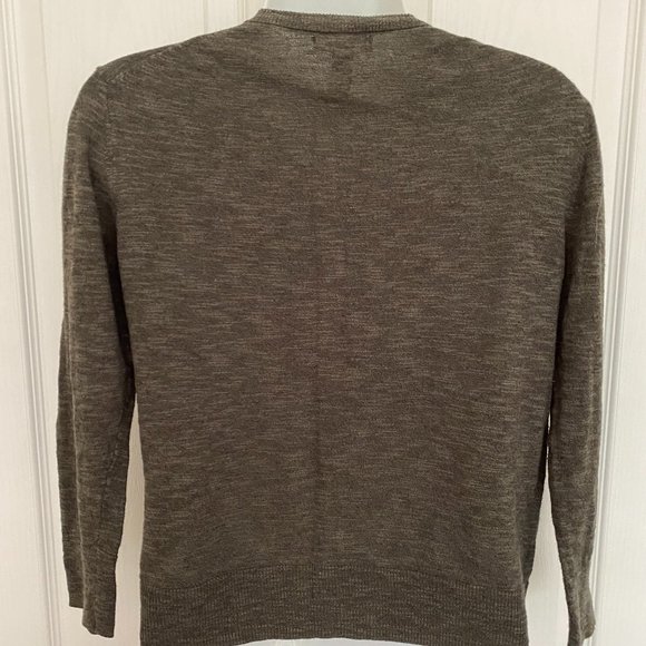 Dark olive cardigan - Picture 2 of 8